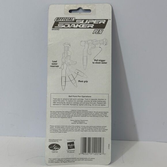 Vintage Hasbro Official Super Soaker Pen 2002 - Picture 5 of 9